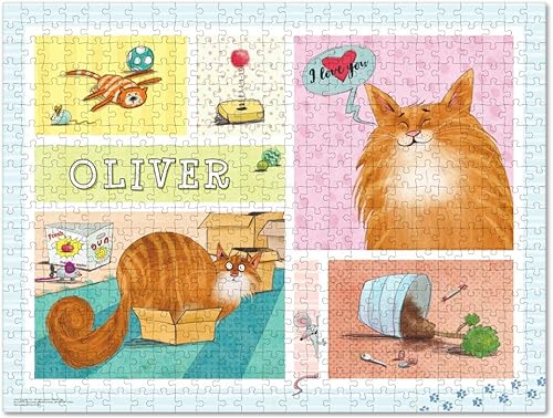 Personalized Cat Puzzle - 500 Pieces - I See Me! Personalized Cat Puzzle - 500 Pieces - I See Me!