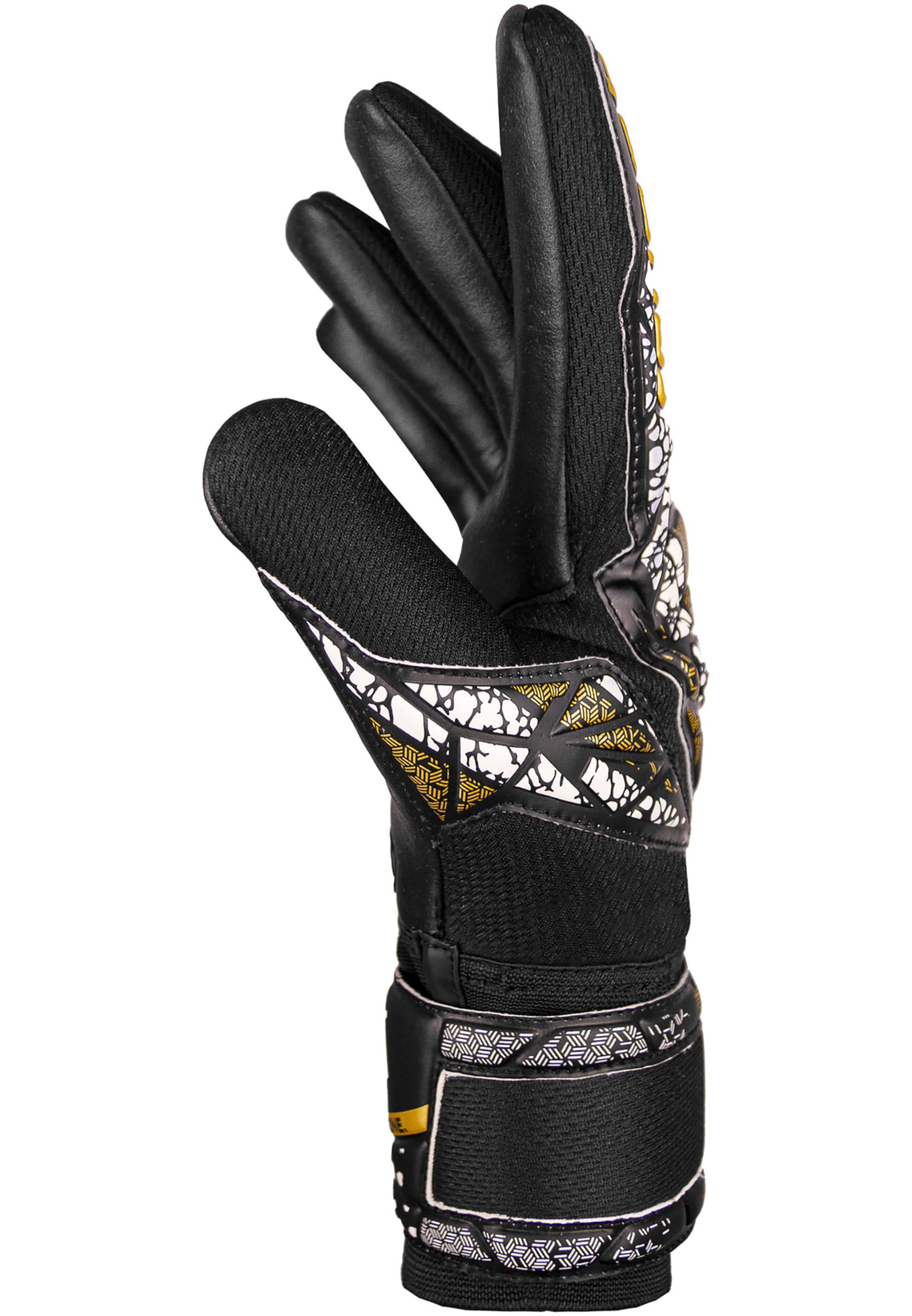 Reusch Attrakt Silver NC Finger Support Junior dziecięce rękawice bramkarskie z ochroną palców z ochroną palców, 6