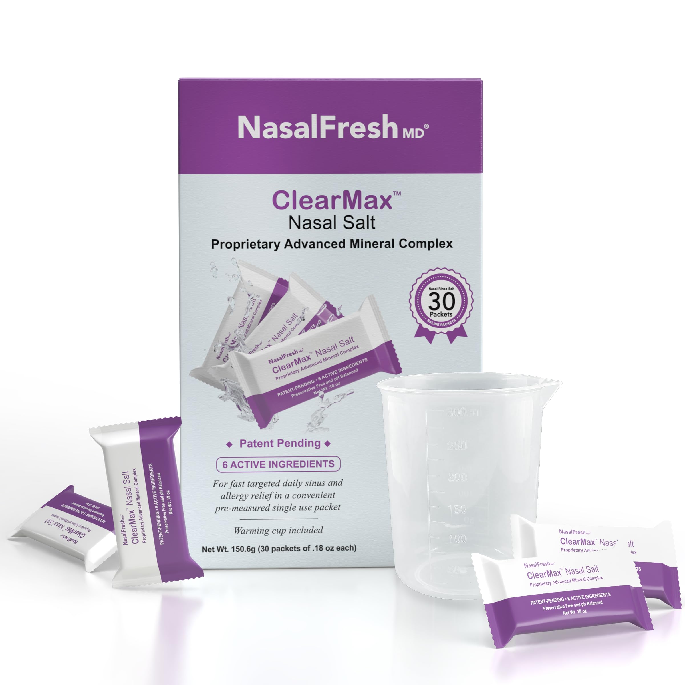 NasalFresh MD Extra Strength Xylitol Nasal Rinse Packets - 30 Count — Amazon image 7
