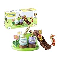 PLAYMOBIL 1.2.3 & Disney 71317 Il Giardino delle api di Winnie e Tigro