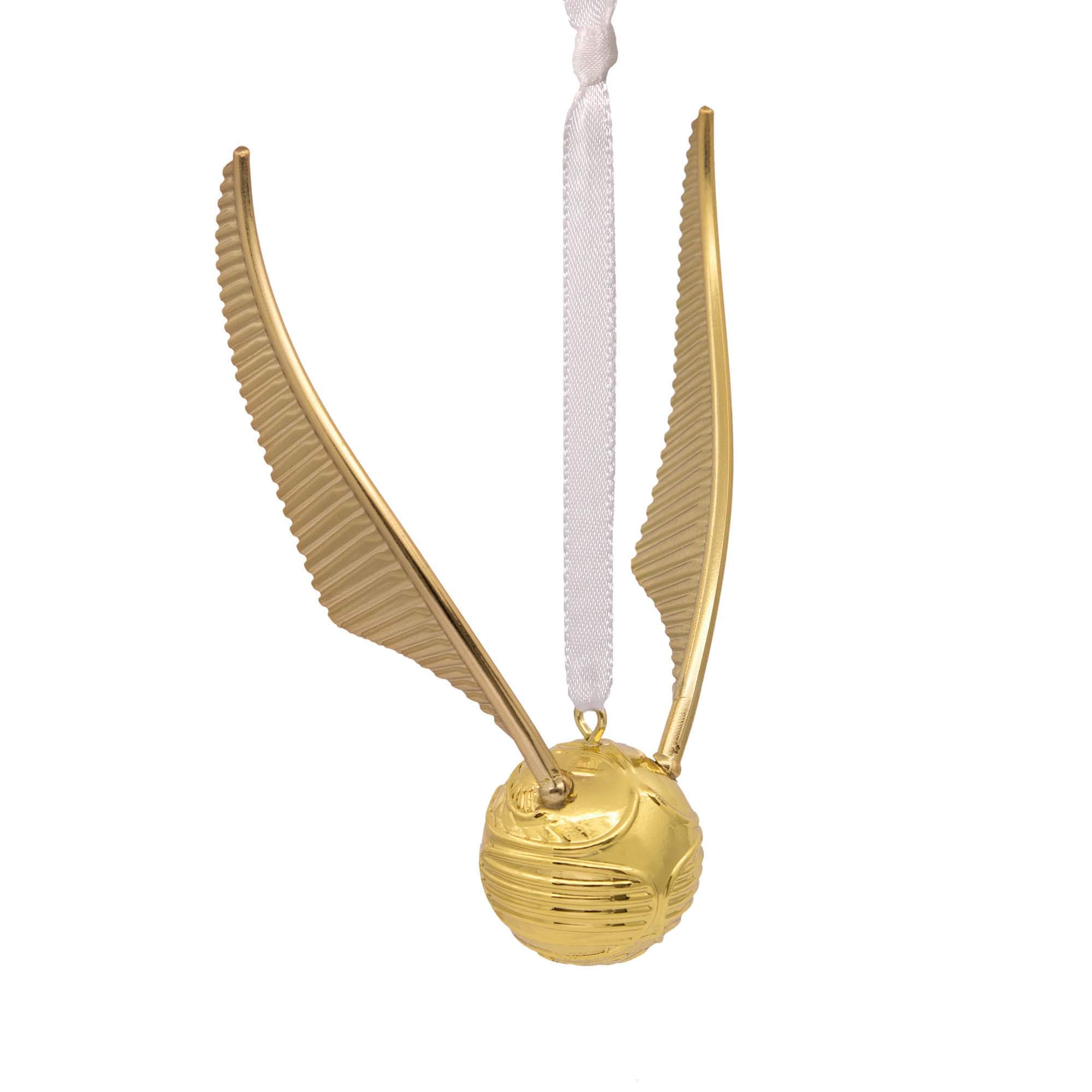 Hallmark 2018 Exclusive Premium Harry Potter Golden Snitch Metal Christmas Ornament