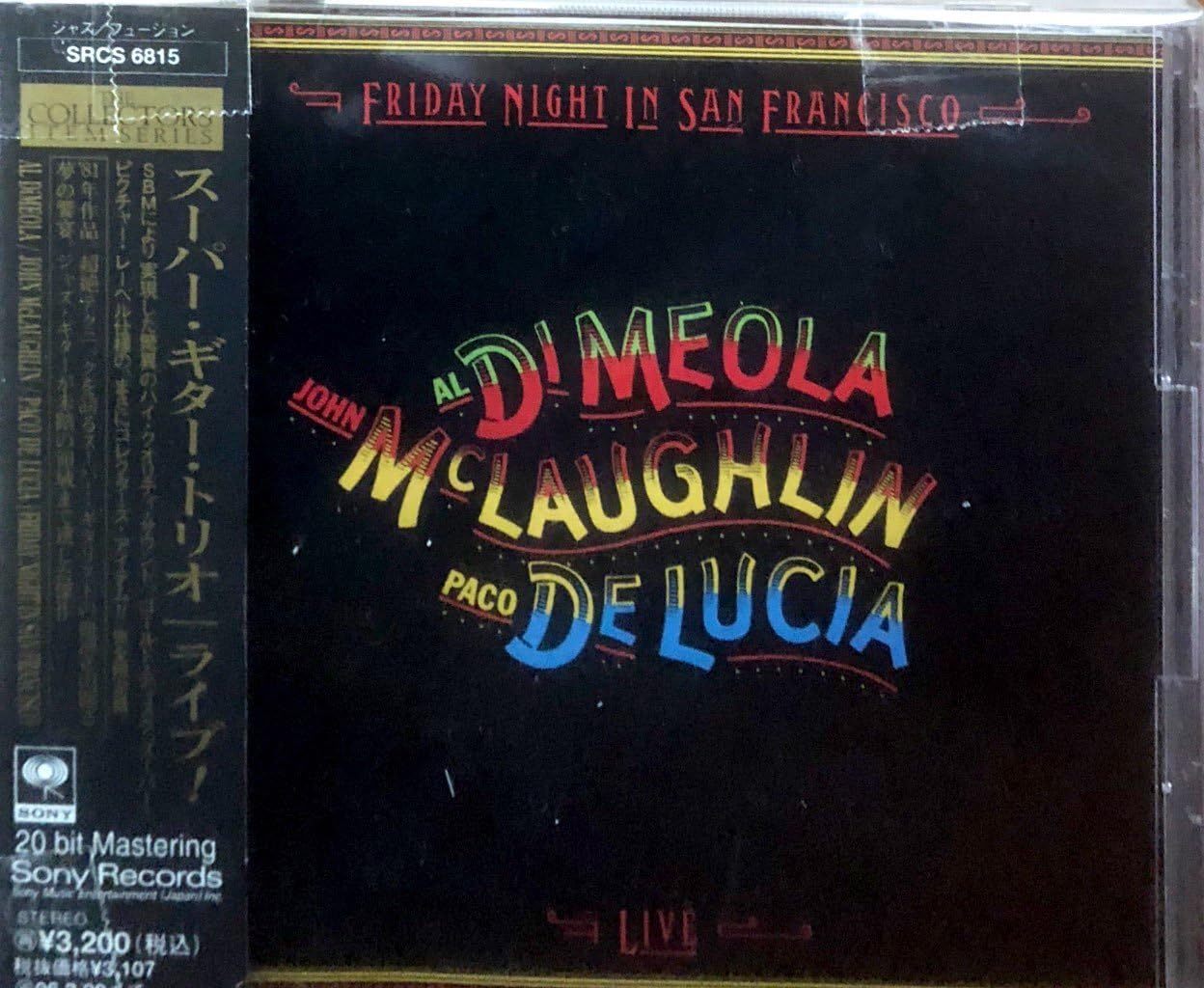 PACO DE LUCÍA PACO DE LUCIA AL DI MEOLA JOHN MC - Friday Night In San Francisco - CD