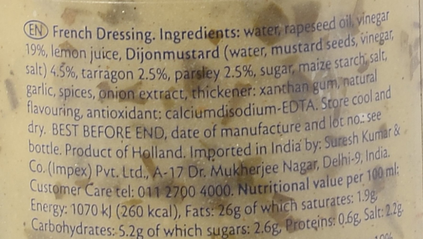 Remia Salad Dressing - French, 250Ml Bottle 2