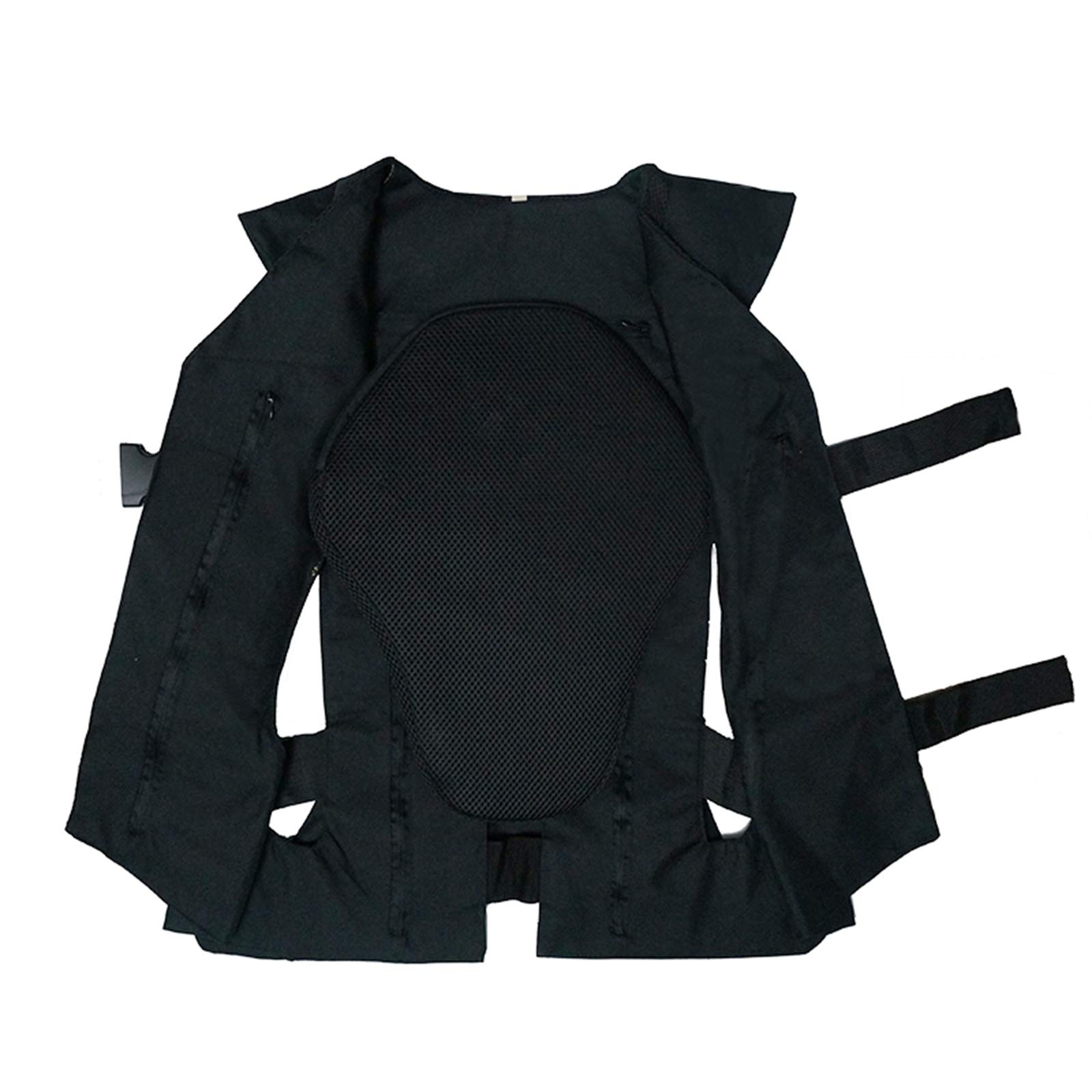 Gilet per airbag da Moto da Uomo per Ciclismo, Vestiti anticaduta, Giacca da Moto, Nero, XXXL