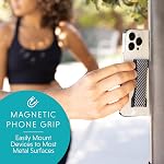 LOVEHANDLE PRO Poignée de Téléphone Premium - Support Magnétique et Support pour Smartphone et Tablette - Noir