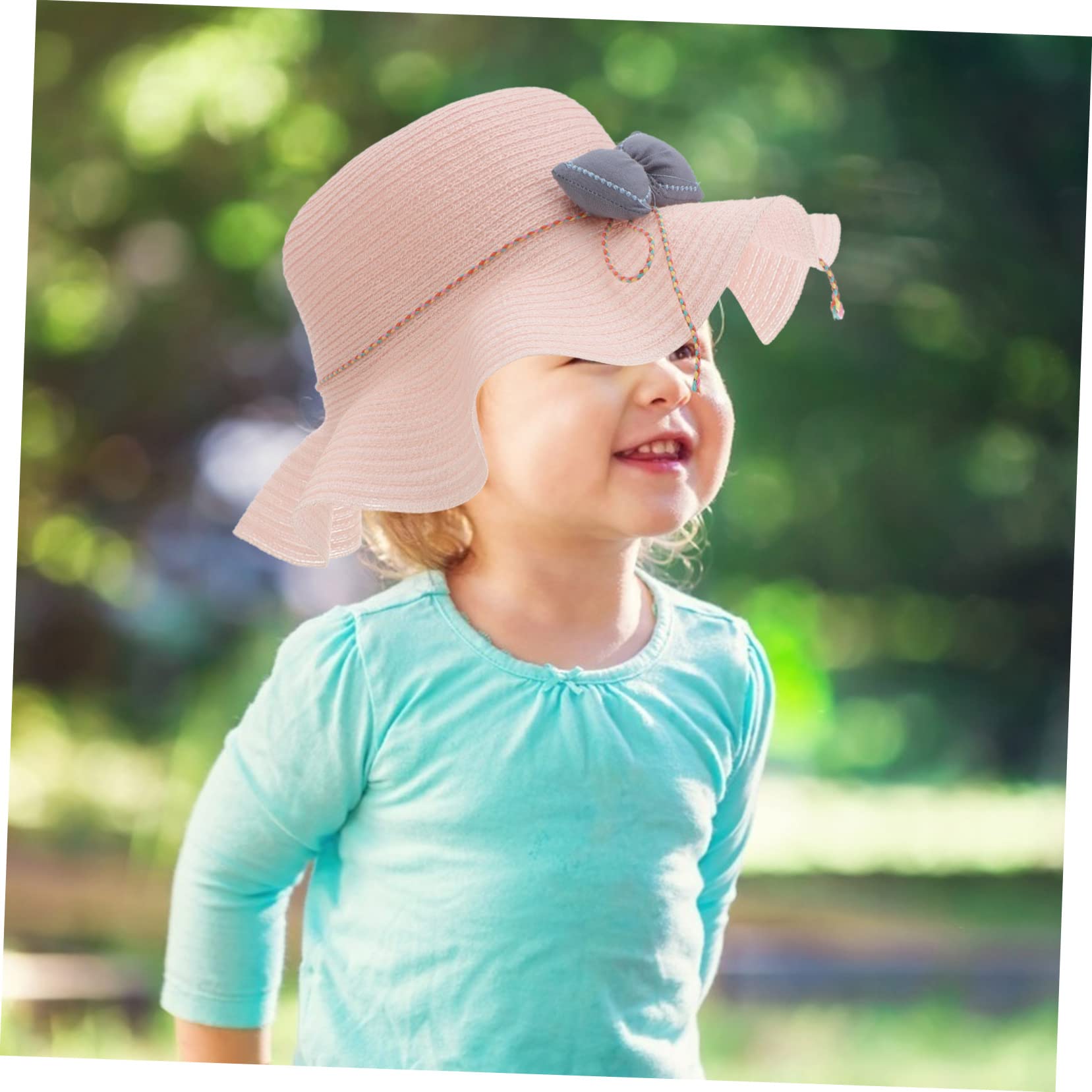 ABOOFAN 2Pcs Cappello Sole Rosa Cappelli Sole Per Le Donne Vestito Del Bambino Cappello Di Protezione Solare Del Bambino Cappello Giardinaggio Cappelli Estivi Per Le Donne