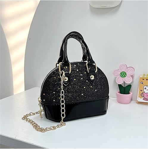 Miniatura 5 de Bolsos de princesa para niñas pequeñas, bolsa cruzada, cartera con forma de concha, bolsos para niños pequeños