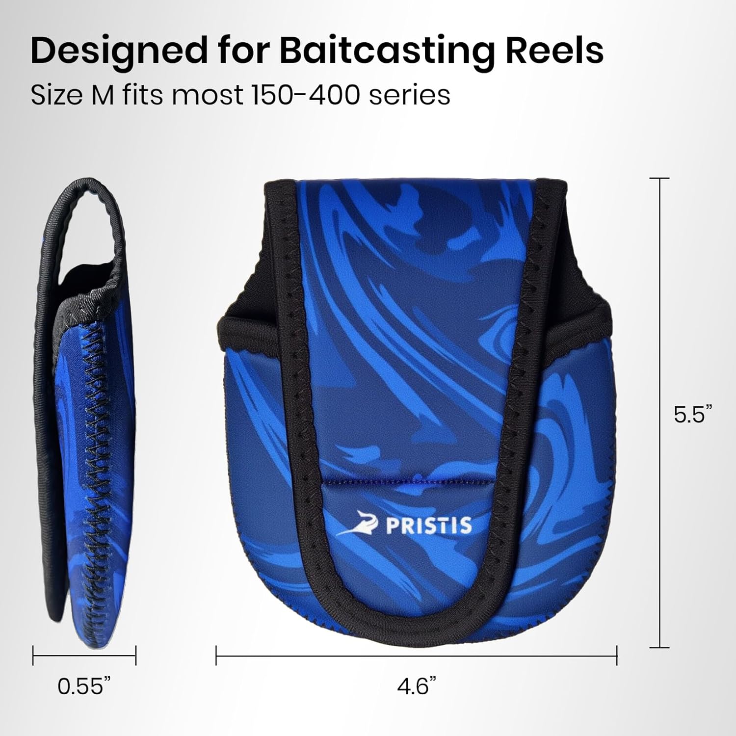 Pristis Lightweight Fishing Tools Combination, Large Baitcast Reel Cover & Fishing Line Winder, A Neat Option for Angler