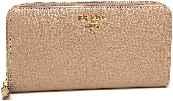 Prada 1ML506 QWA Womens Long Wallet with Round Zipper, 6 CIPRIA F0236, 1 piece