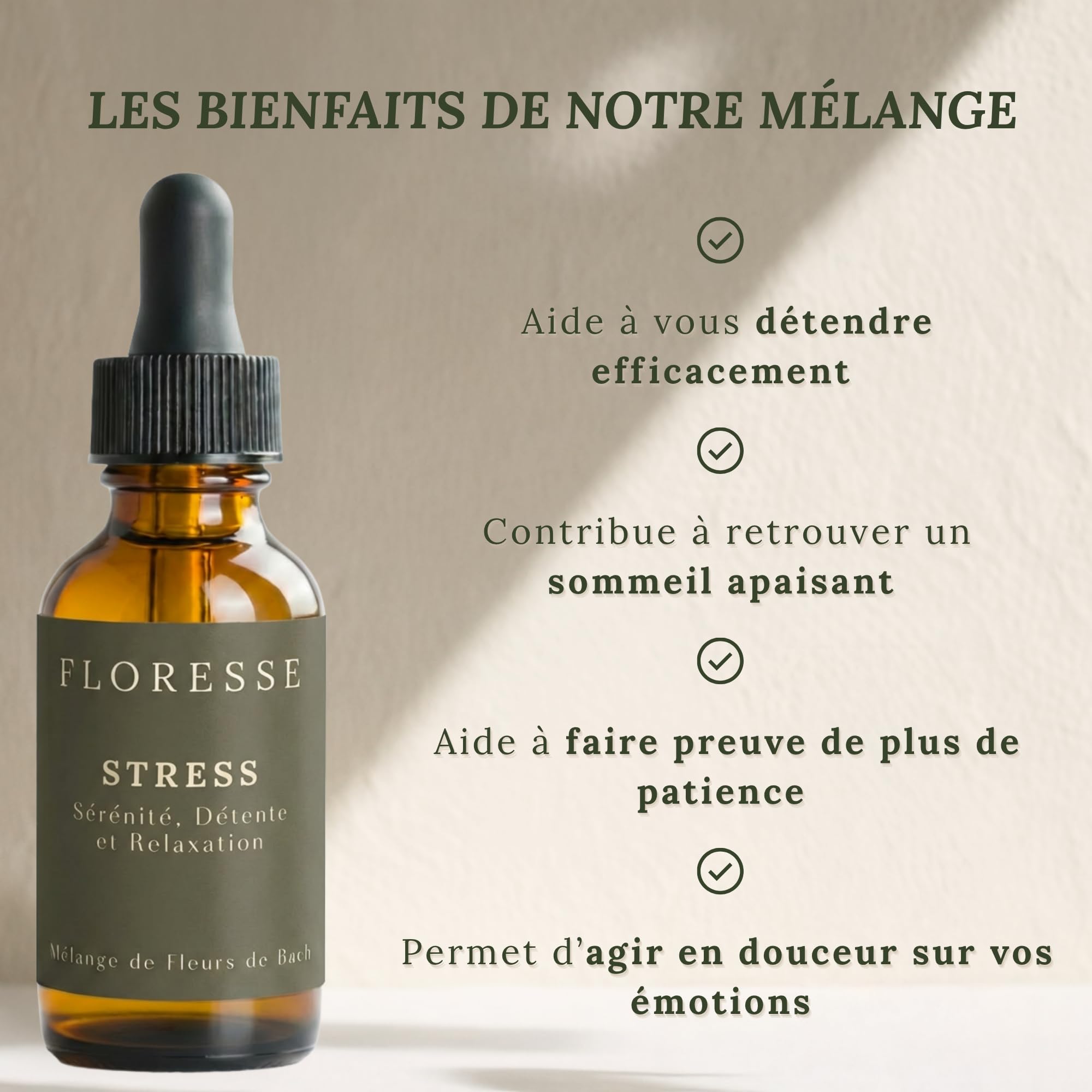 Conseil Fleur de Bach® – Fleurs de Bach Anti Stress 30ml +1 OFFERT – Cure complète – Stress, angoisse, anxiété – Retrouver calme et sérénité – Lot 2 flacons– Élixir floral traditionnel