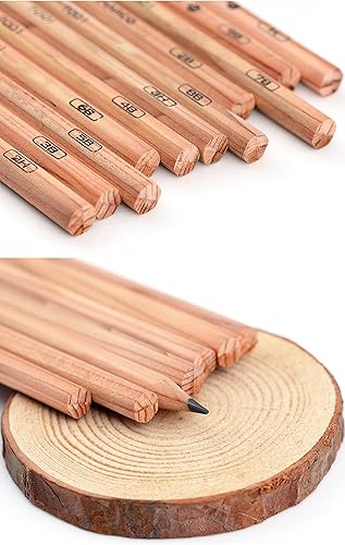 Miniatura 6 de Juego de lápices de dibujo para artistas, 12 piezas, lápices de dibujo 3H, 2H, H, HB, 2B, 3B, 4B, 5B, 6B, 7B, 8B, 9B, 9B