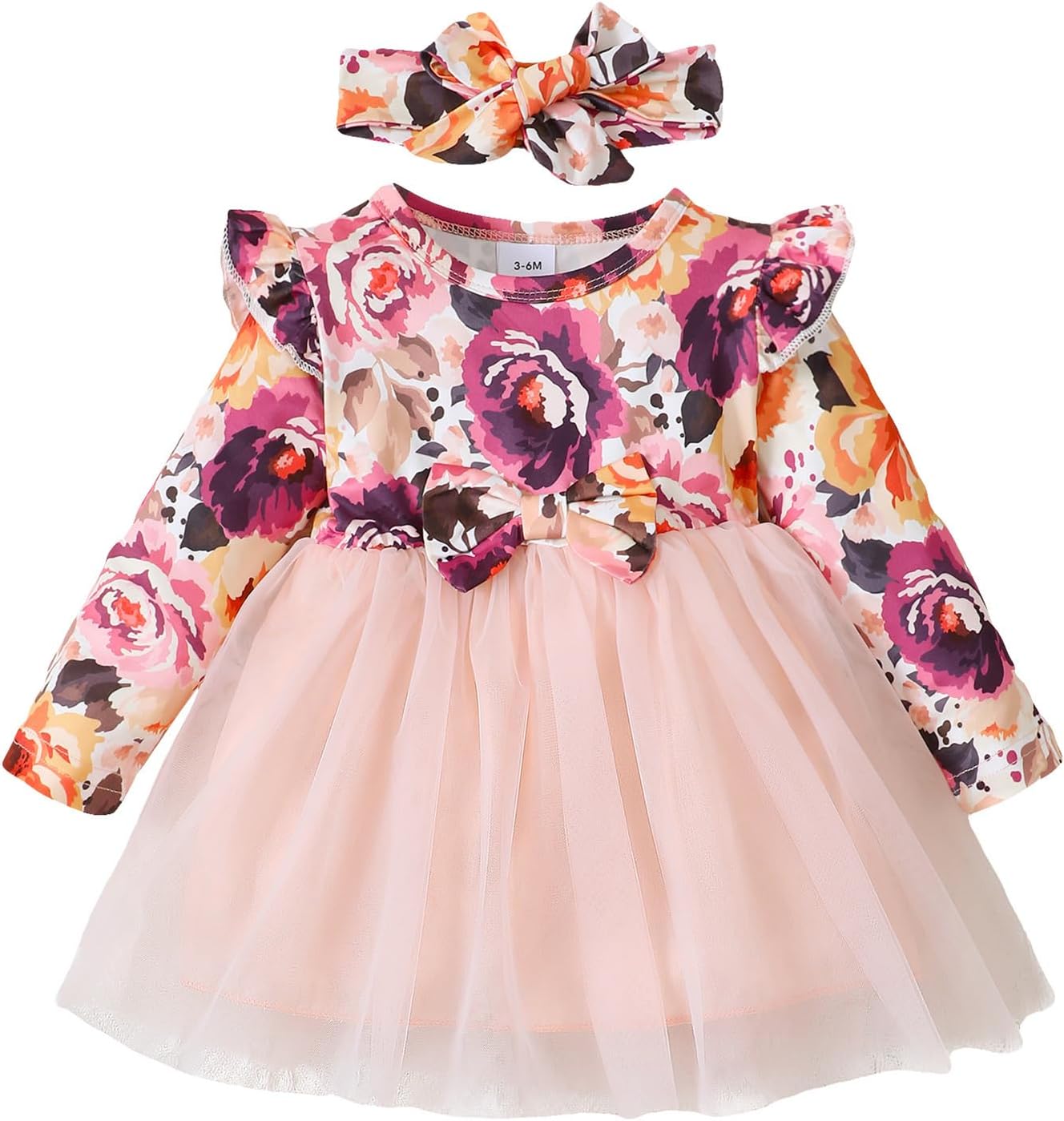 Baby Girl Dress Newborn Toddler Girl Fall Winter Dress Tutu Tulle Dresses for Girls