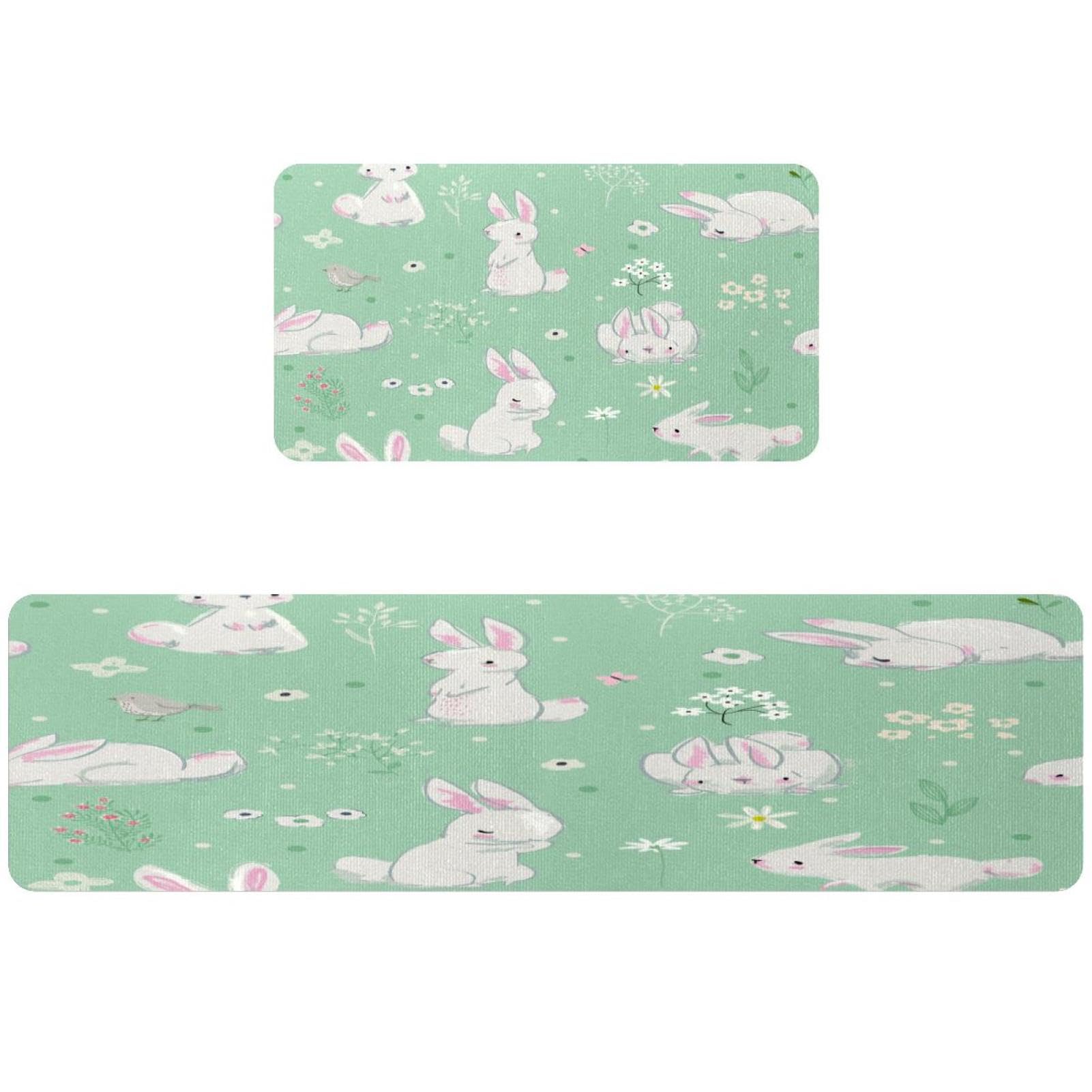 Tapete de cocina de 2 piezas antideslizante VAPOKF alfombra lavable para suelo