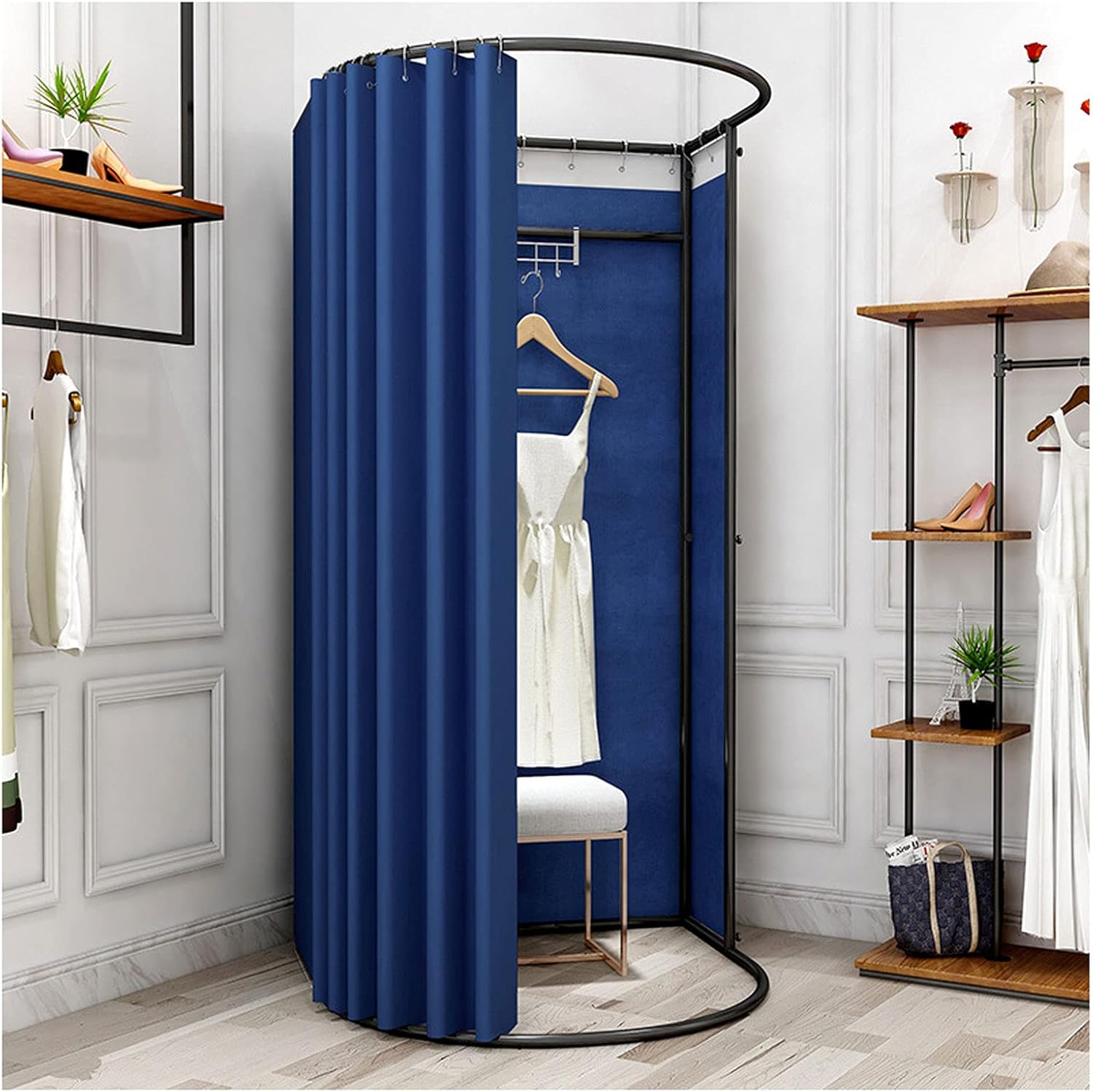Portable Changing Room Removable Square Fitting Room for Mall Clothing