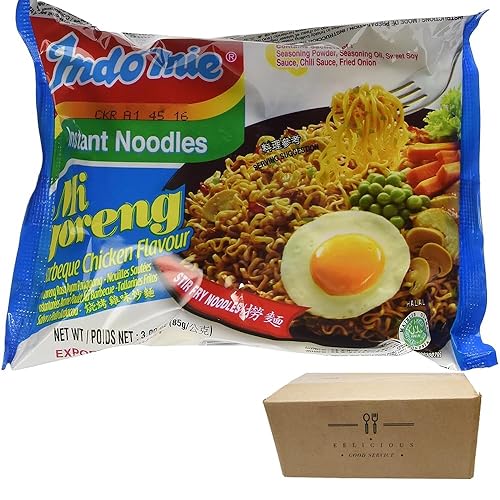 Sopa de fideos instantáneos Indomie (BBQ 30pk)