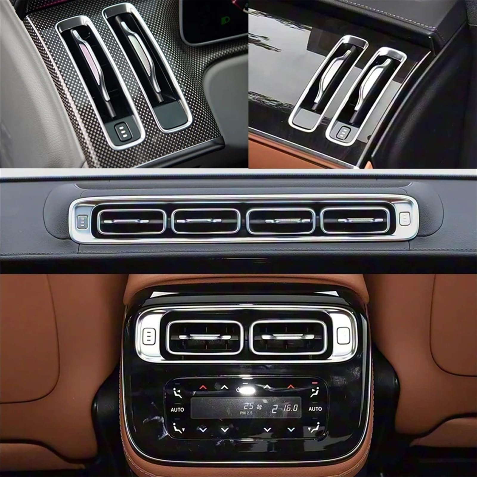 Lüftungsgitter für die Klimaanlage von Mercedes-Benz S-Klasse W223 (2021–2025), Teilenummern: 2238305603, 2238305903, 2238305900