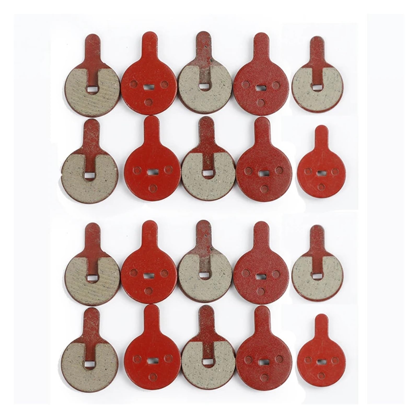 1/2/4/6/8/10 par klocków hamulcowych do hulajnóg elektrycznych, pasujących hamulców KuGoo, G2 Pro BB8 Bike Resin klocki hamulcowe do skutera(10 Pair)