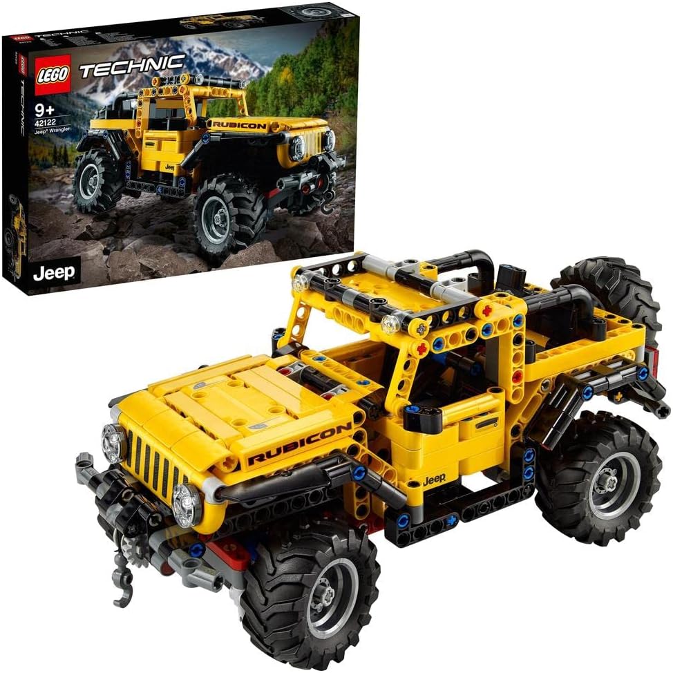 Technic Jeep Wrangler 42122 Building Blocks Toy Car Set; Toys for Boys, Girls, and Kids (665 Pieces)
