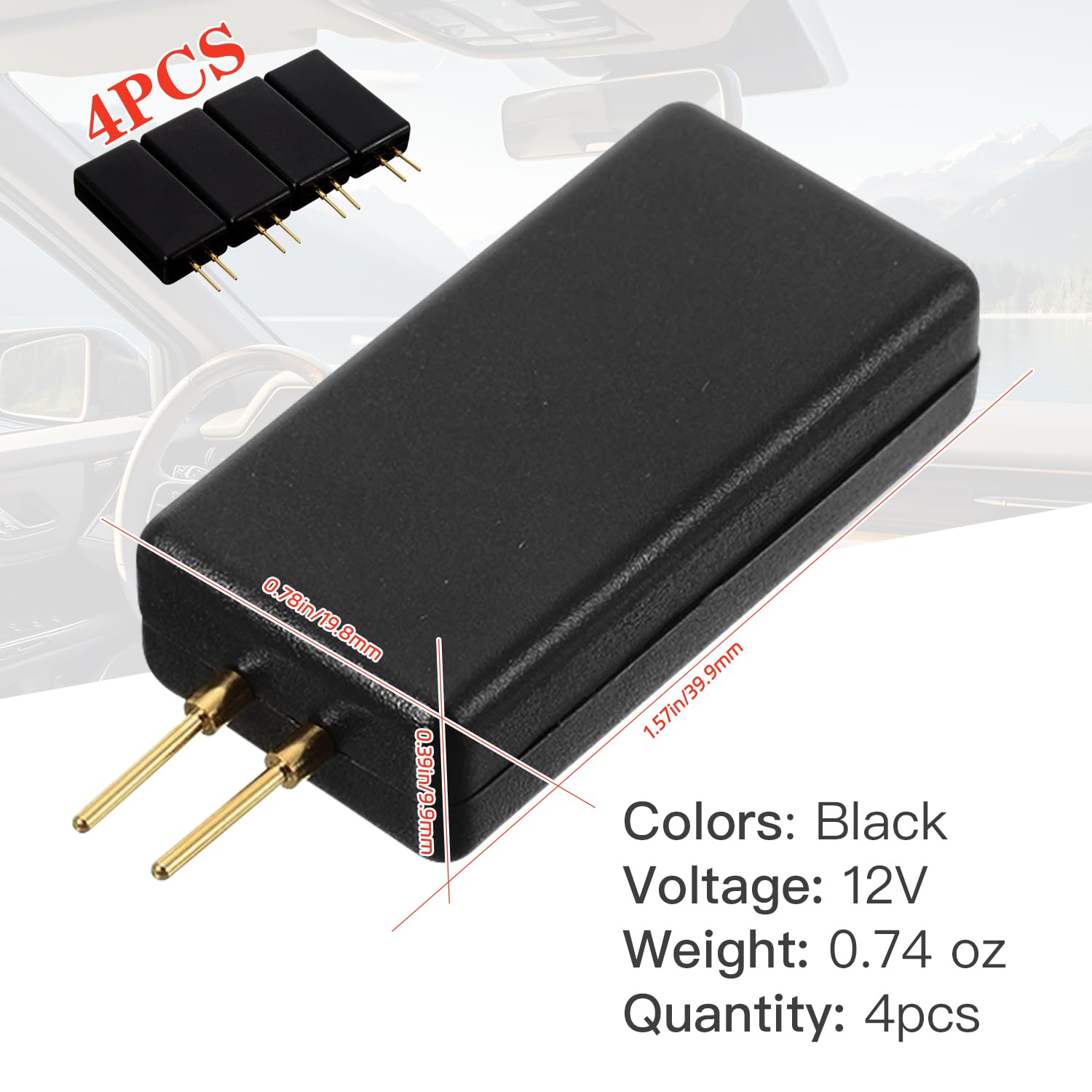 Car Airbag Simulator Emulator Resistor Bypass For Fault Finding & Diagnostics Auto Repair Tool From Ddmyday, $21.54 - View #2