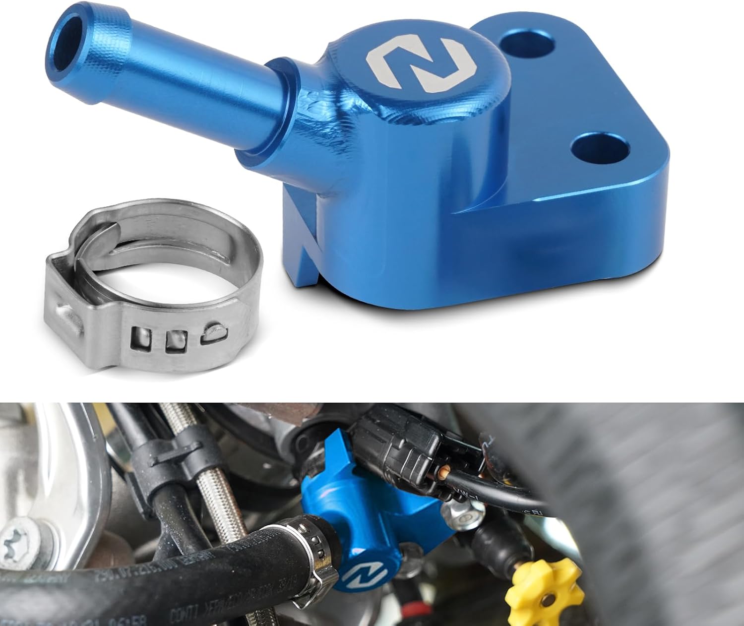 NICECNC Motorcycle Fuel Injector Rail Compatible with KTM 250 350 450 SXF XCF 2016-2023 250 350 450 500 EXCF 2017-2023 350 500 XCF-W 2020-2023,See Fitment