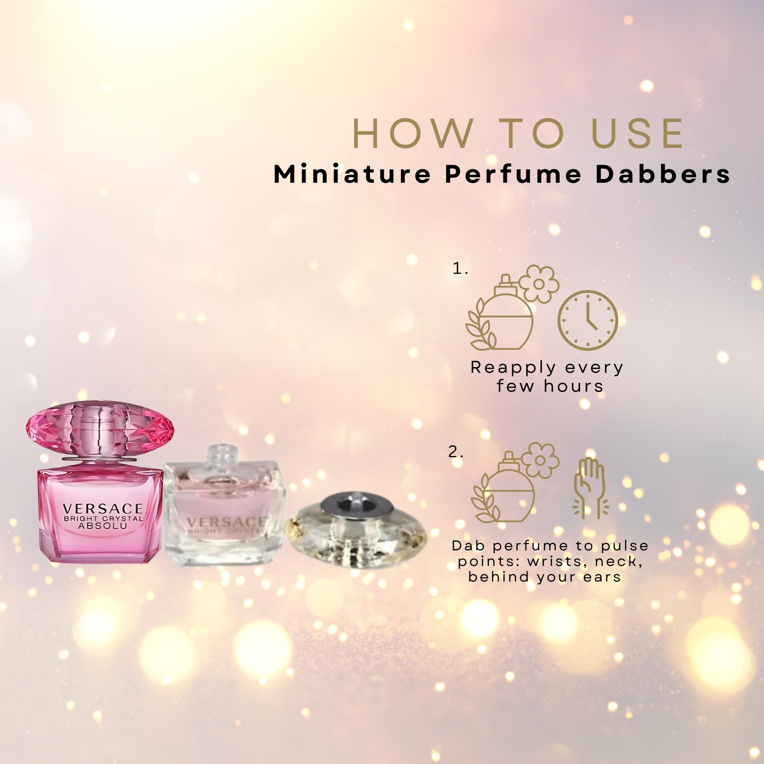 Amazon.com: Versace Mini Bright Crystal y Bright Crystal Absolu