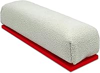 Vista 1 de GrooveWasher Almohadilla de limpieza de gamuza – Almohadilla de limpieza reemplazable para mango de madera dura de 5 pulgadas en el kit de limpieza