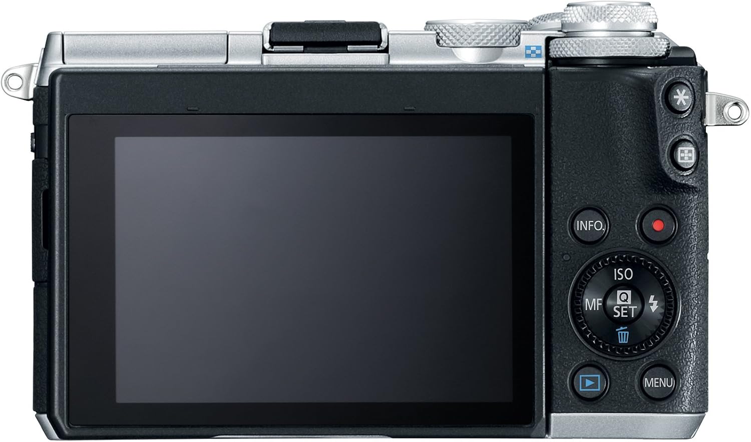 Canon EOS M6 Body (Silver) (Renewed)