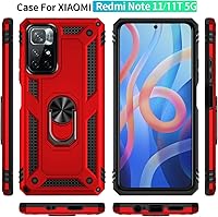 Vista 72 de Funda para Xiaomi 11T / Mi 11t Pro con protector de pantalla, ajuste delgado, protección militar a prueba de golpes, funda protectora para Xiaomi