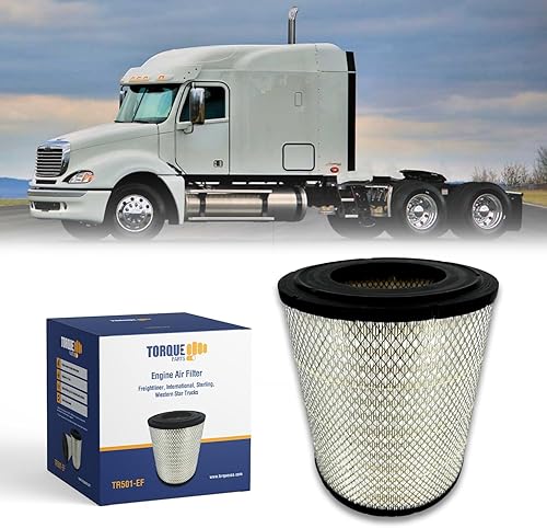 Miniatura 8 de TORQUE Filtro de aire de motor compatible con Select Freightliner Columbia Coronado Argosy Condor Century Class Semi Trucks Accesorios Piezas