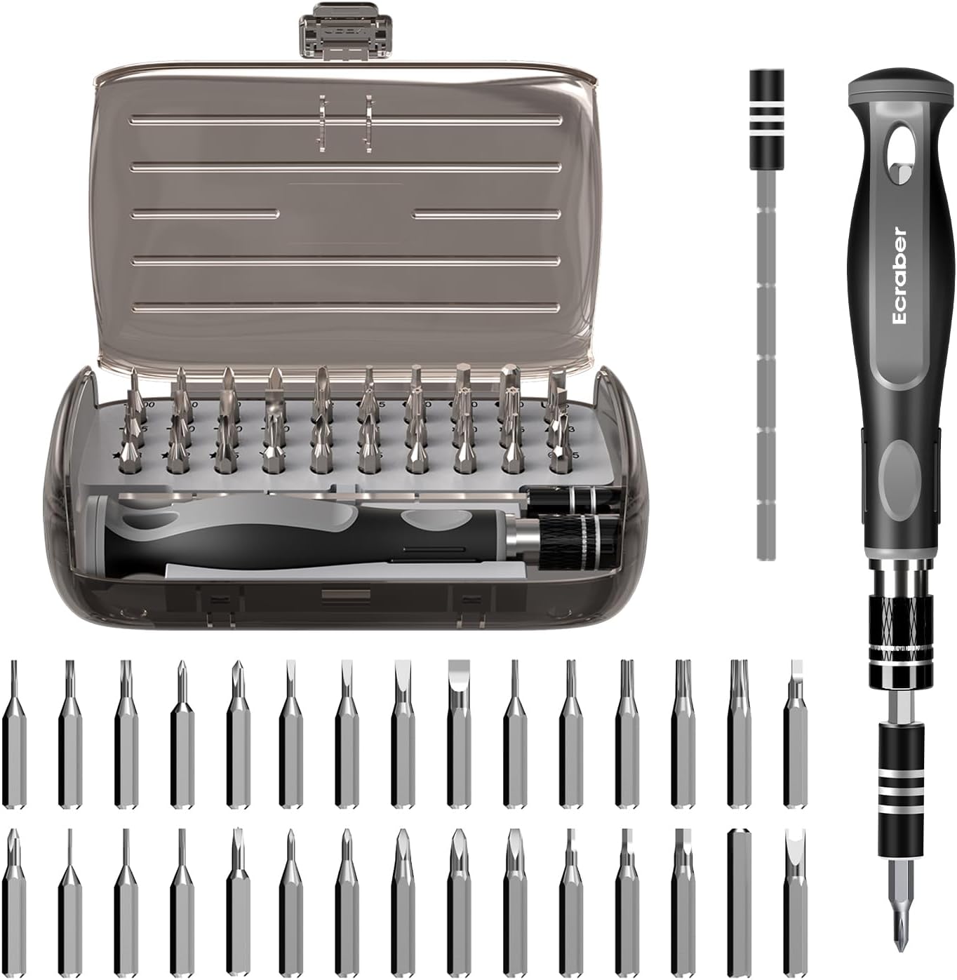 51-in-1 Mini Precision Screwdriver Sets, Portable Magnetic Mini Repair Tool Kit for Phone, Computer, Watch, Laptop, Macbook, Ring Doorbell, Eyeglass, Electronic, Screw Driver