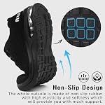 Ziitop Chaussures de course pour hommes Chaussures de tennis léger Athletic Air Coussin Chaussures de marche Non Grip Respirant Mode espadrilles Confortable Mesh Sport Chaussures Hommes entraînement Casual Gym Jogging Chaussures