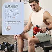 Vista 28 de LifePro Massage Gun & Holder (Sold Separately) – Percussion Muscle Massager for Athletes with 8 Heads & 6 Speeds – Deep Tissue Back Muscle Extender