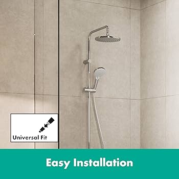 Amazon.co.jp: hansgrohe Vernis Blend シャワーシステム 200 1