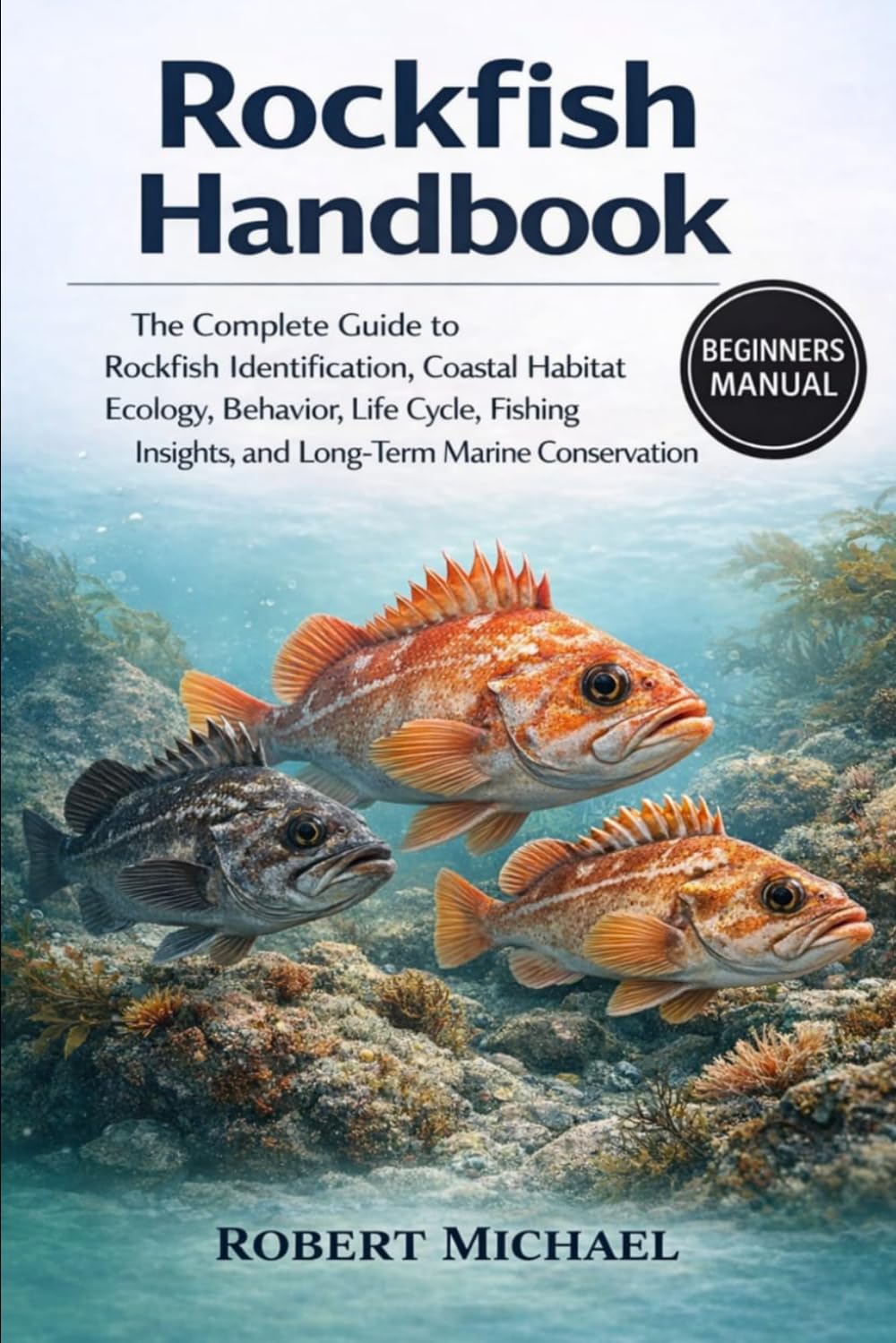ROCKFISH HANDBOOK: The Complete Guide to Rockfish Identification, Coastal Habitat Ecology, Behavior, Life Cycle, Fishing Insights, and Long-Term Marine Conservation