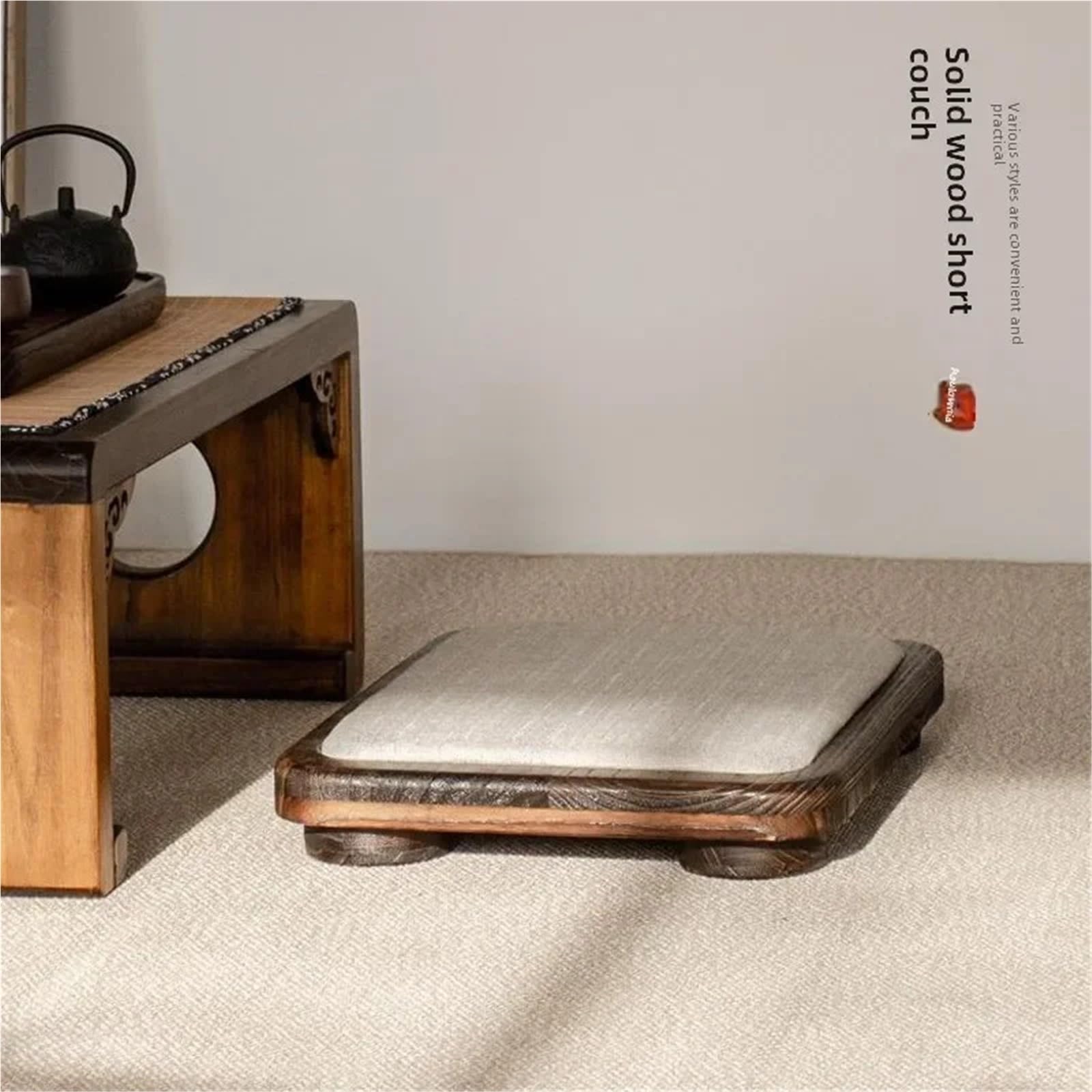 Banco de meditación Madera Maciza