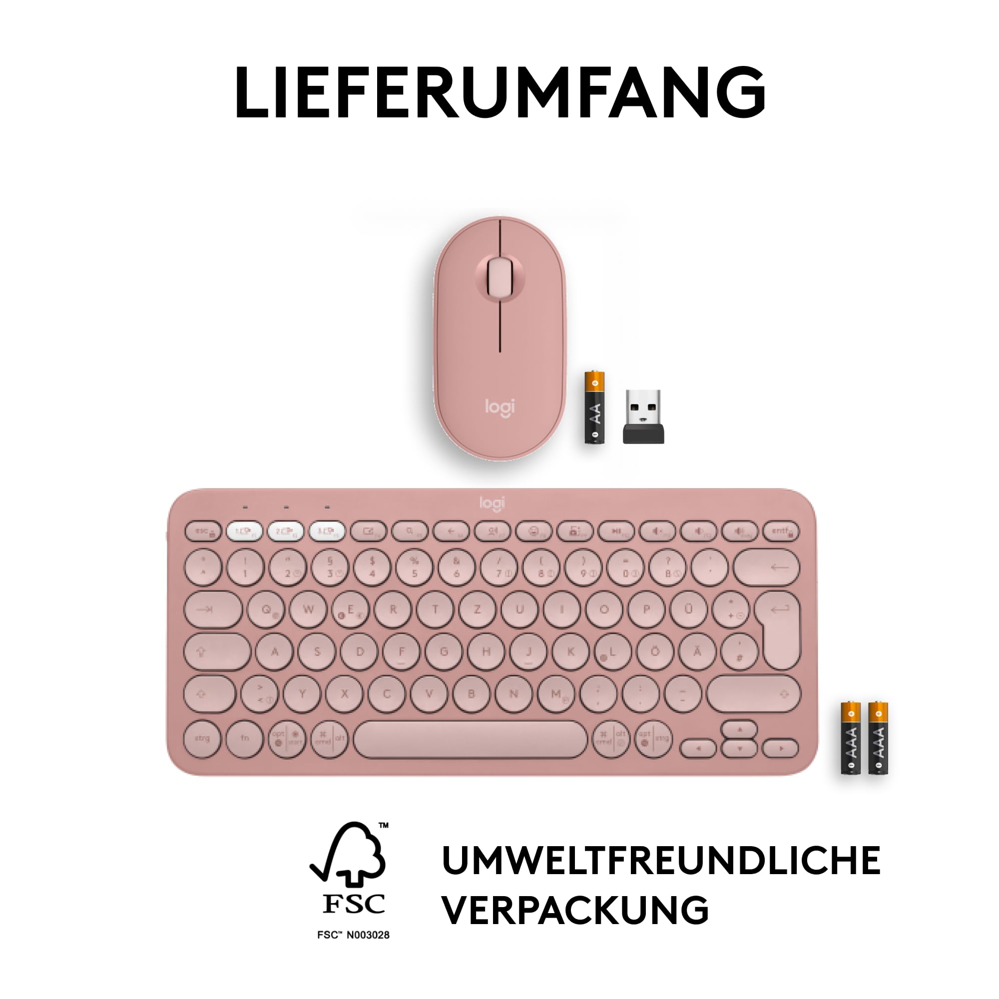 Logitech Pebble 2 Combo DEU QWERTZ