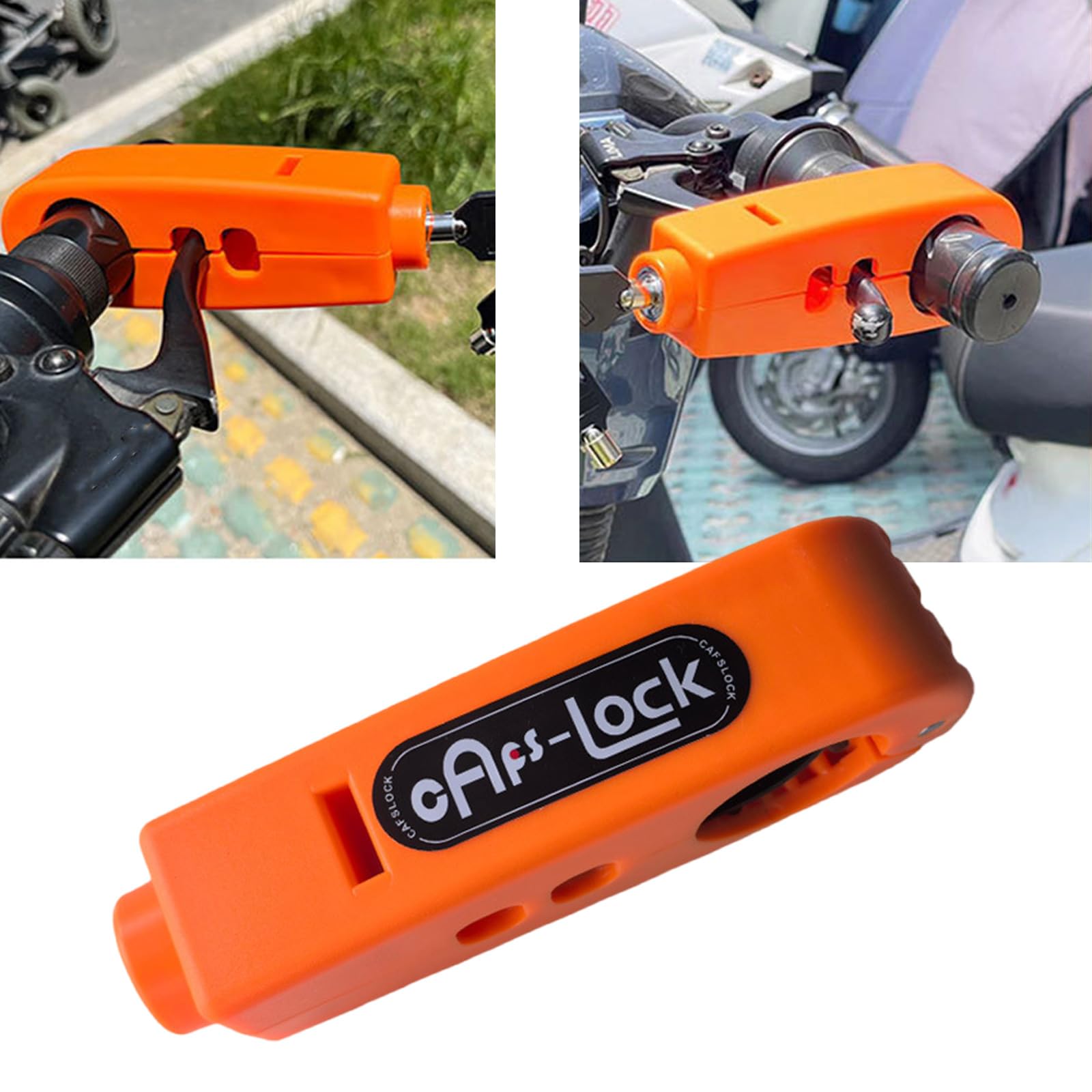 Motorcycle Front Brake Security Lock Electric Bike Handlebars Antitheft Lock Cycling Horn Throttle Lock Enduring