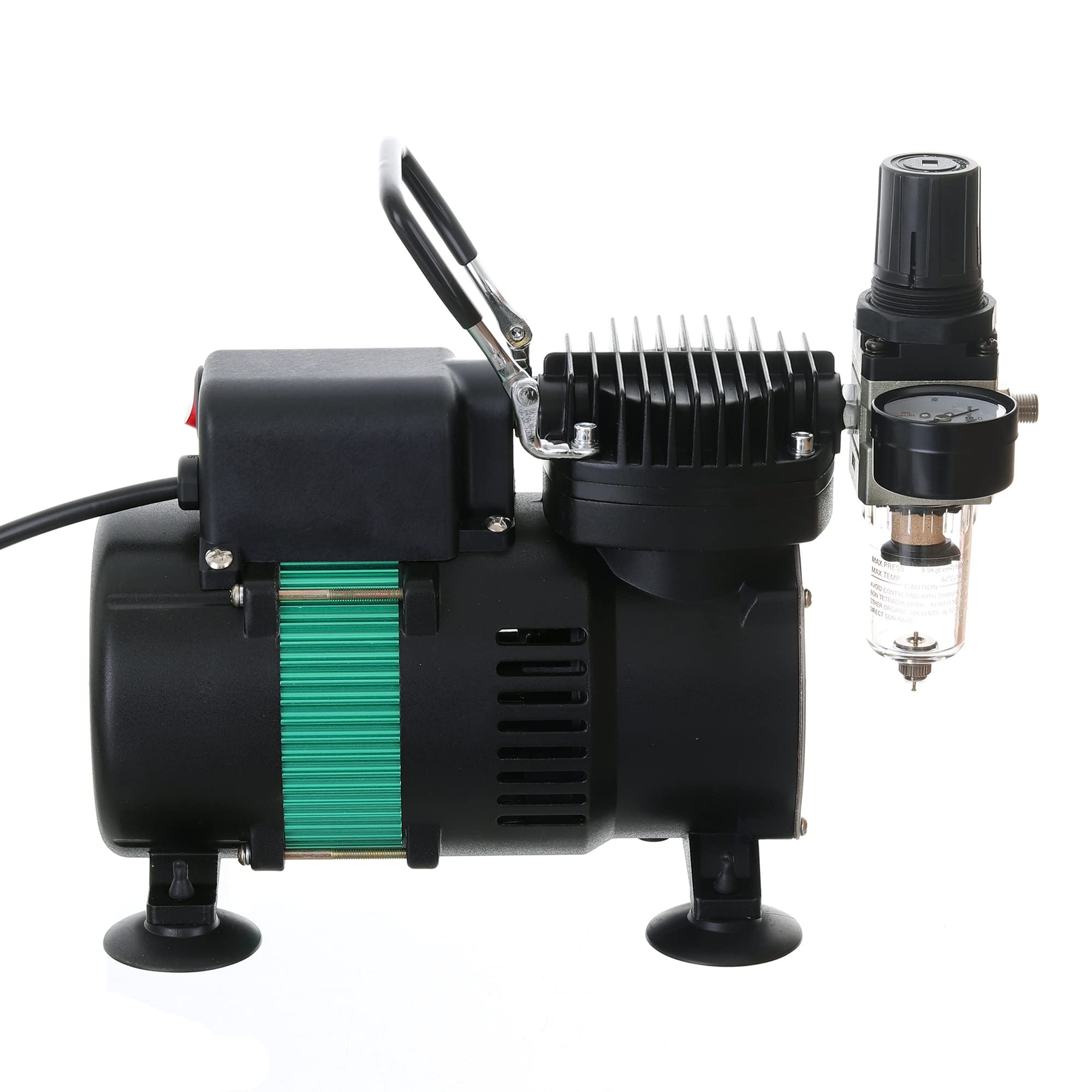 FENGDA - Compressore per aerografo con doppia ventola
