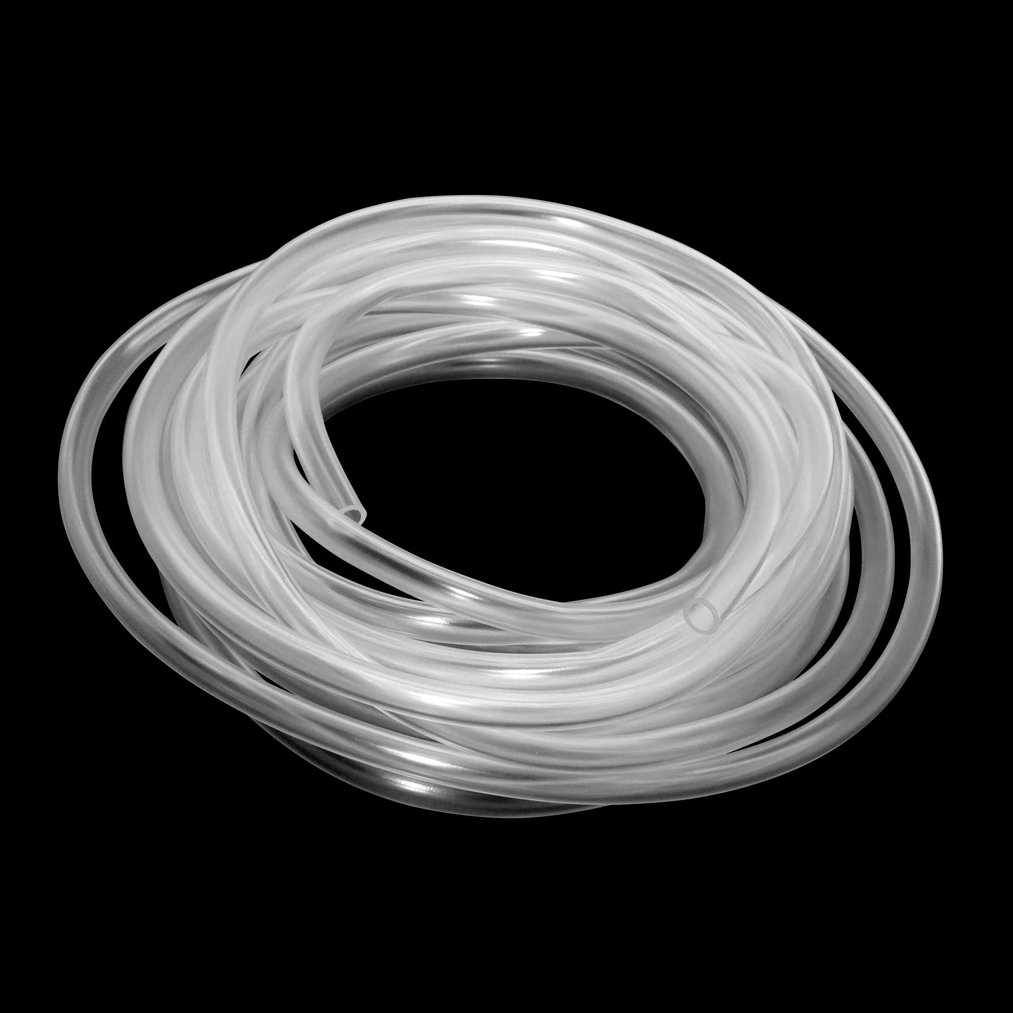 Lavmhab Clear Pvc Tubing 4Mm Id X 7Mm Od – 6M Flexible Vinyl Hose For Water, Air & Aquarium Use, Lightweight Plastic Pipe