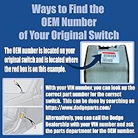 Vista 7 de SWITCHDOCTOR Interruptor maestro de ventana para Dodge Charger 2011-2019