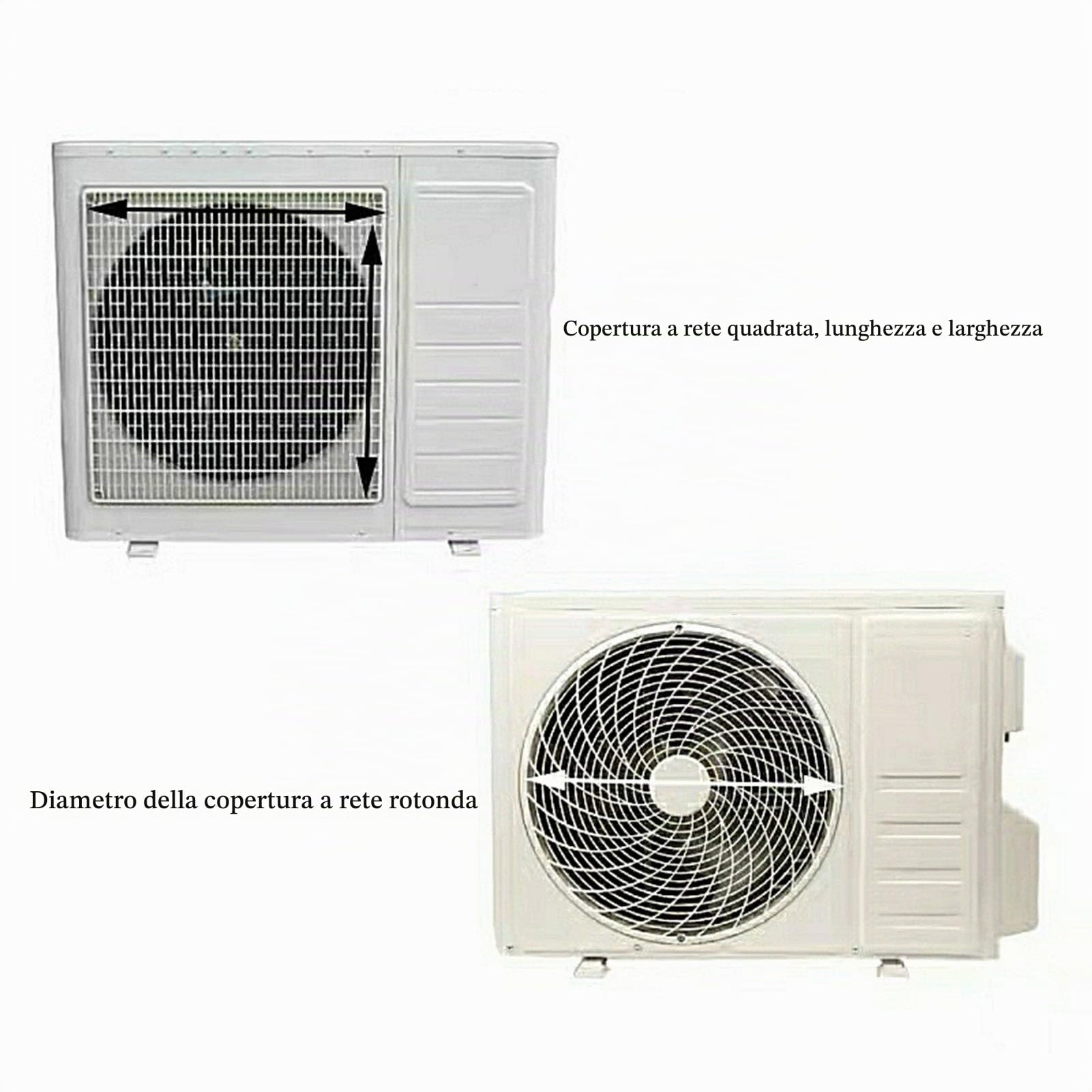 Universal Outdoor AC Unit Cover Defender Deflettore Condizionatore d'Aria,Copertura della Guida del Vento Deflettore Soffiaggio Anti-Diretto della Presa d'Aria Durevole,condensatore Cover Protettiva