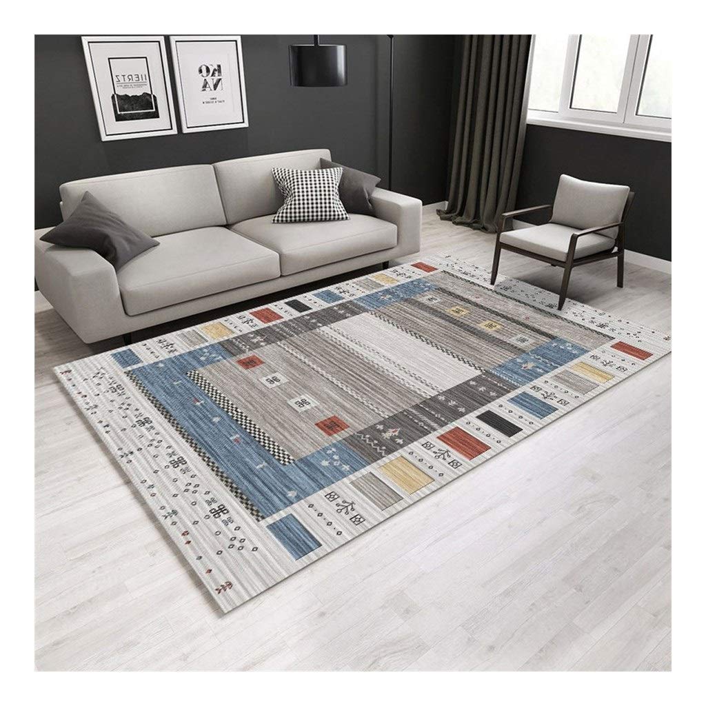 Tapis bohème salon en cachemire de cristal ultra doux pour chambre