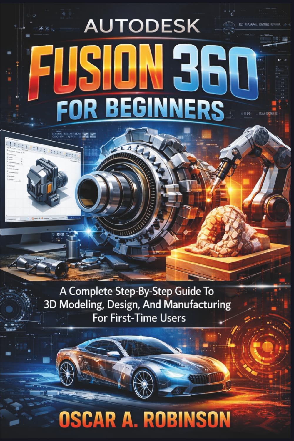 Autodesk Fusion 360 For Beginners: A Complete Step-By-Step Guide To 3D Modeling, Design, And Manufacturing For First-Time Users
