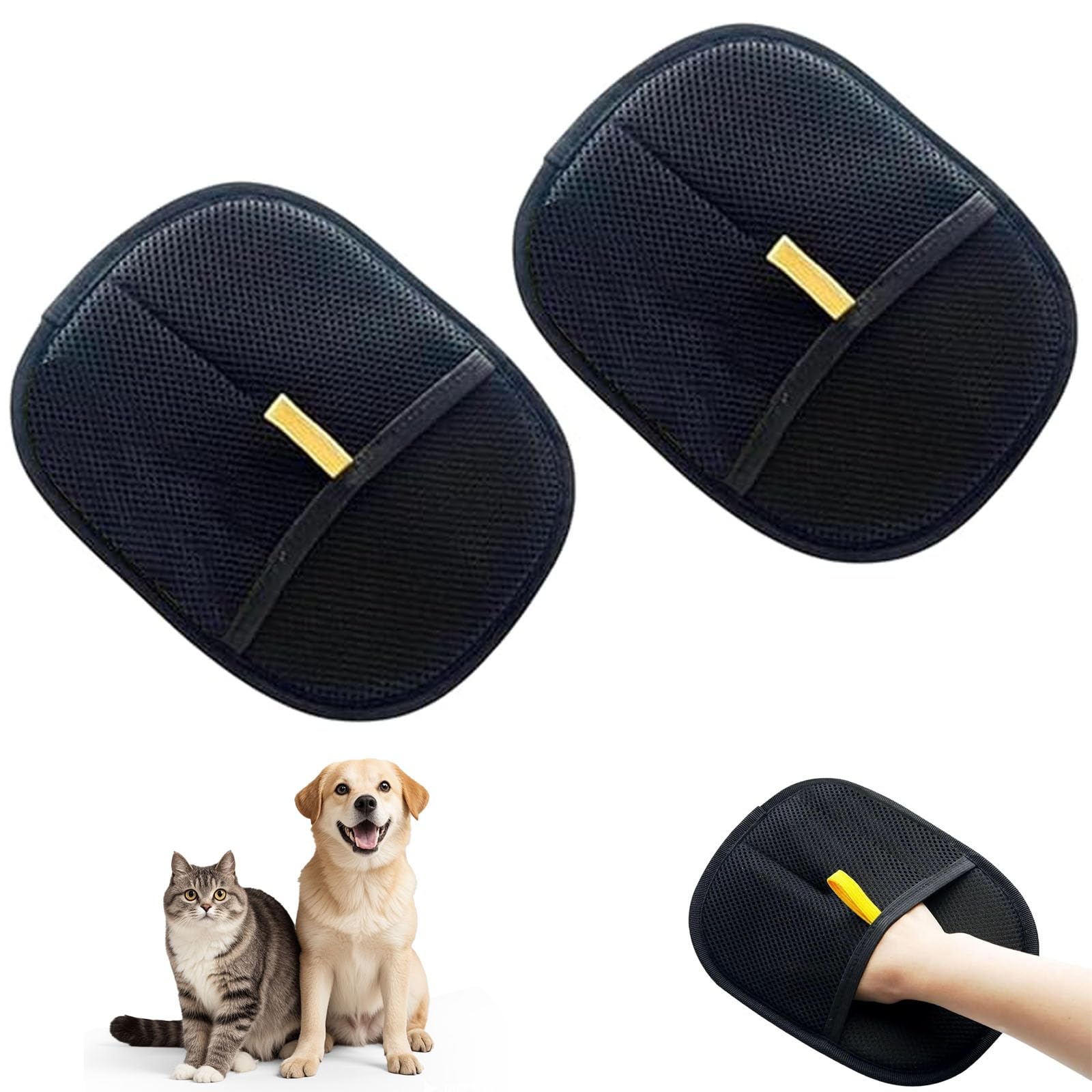 KiBlithemor Fell Magnet Handschuh, 2 Stück Tierhaarentferner