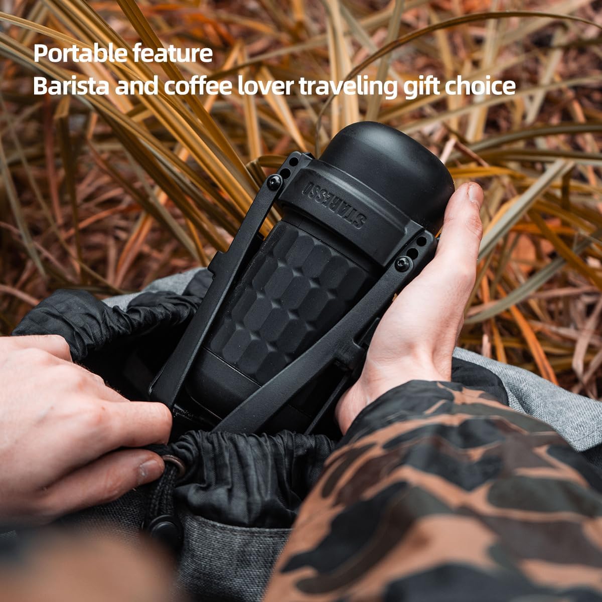 STARESSO Macchina da caffè portatile grande capacità manuale per campeggio, casa (PRO) STARESSO Macchina da caffè portatile grande capacità manuale per campeggio, casa (PRO)