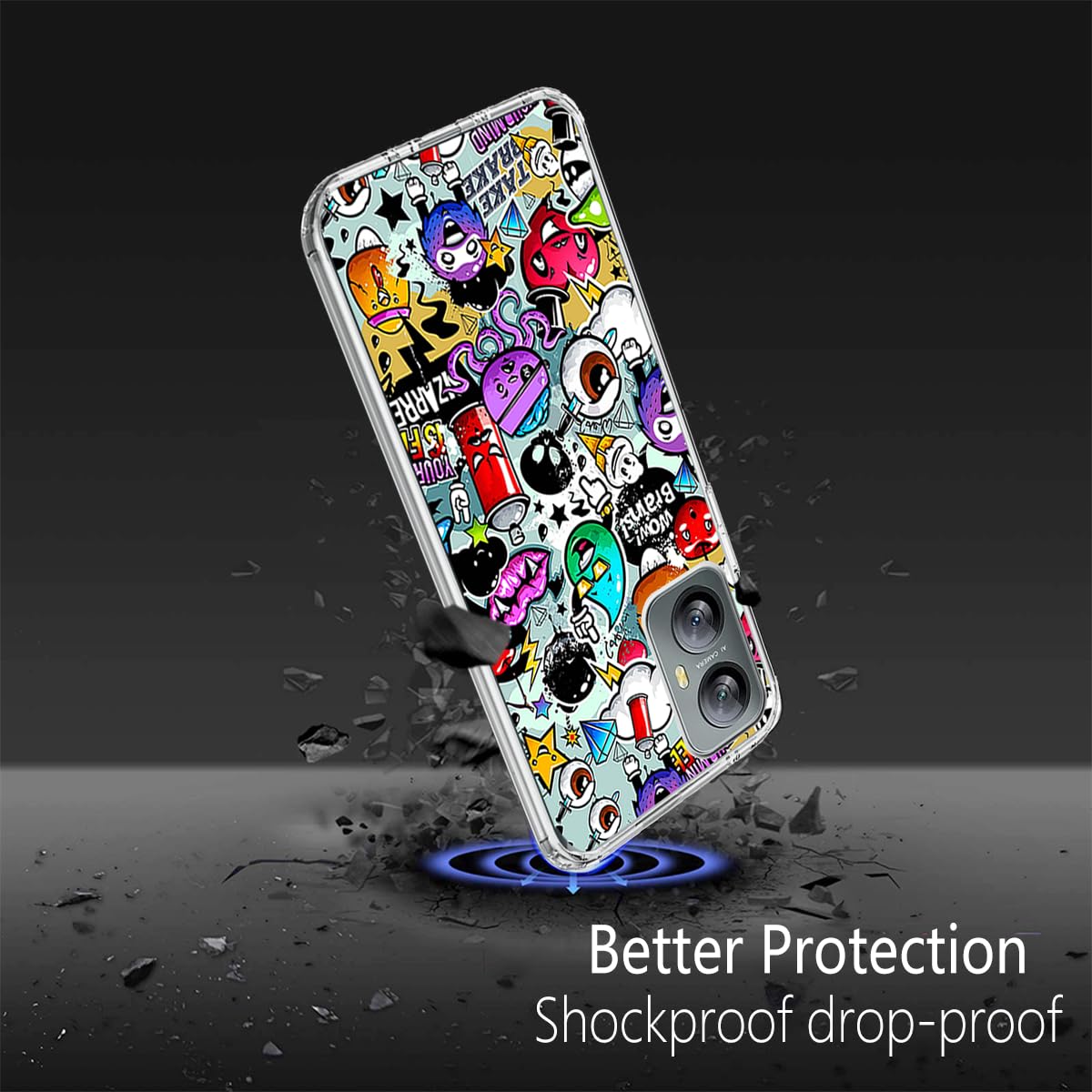 Coque pour Blackview A52 6.5,Noir Silicone ultra-fine TPU cover case + 2 Pack Film Verre Trempé