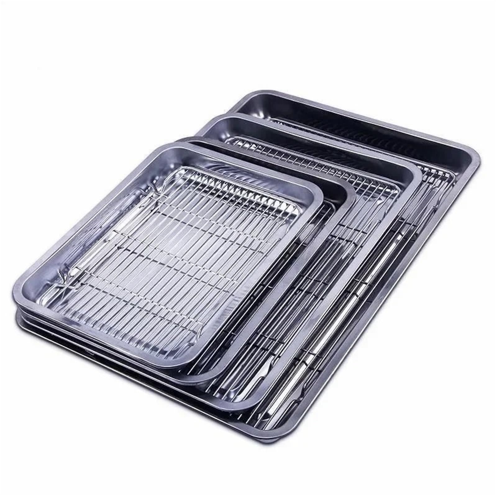 Grille de cuisson amovible et plaque en acier inoxydable saine anti-gauchissement