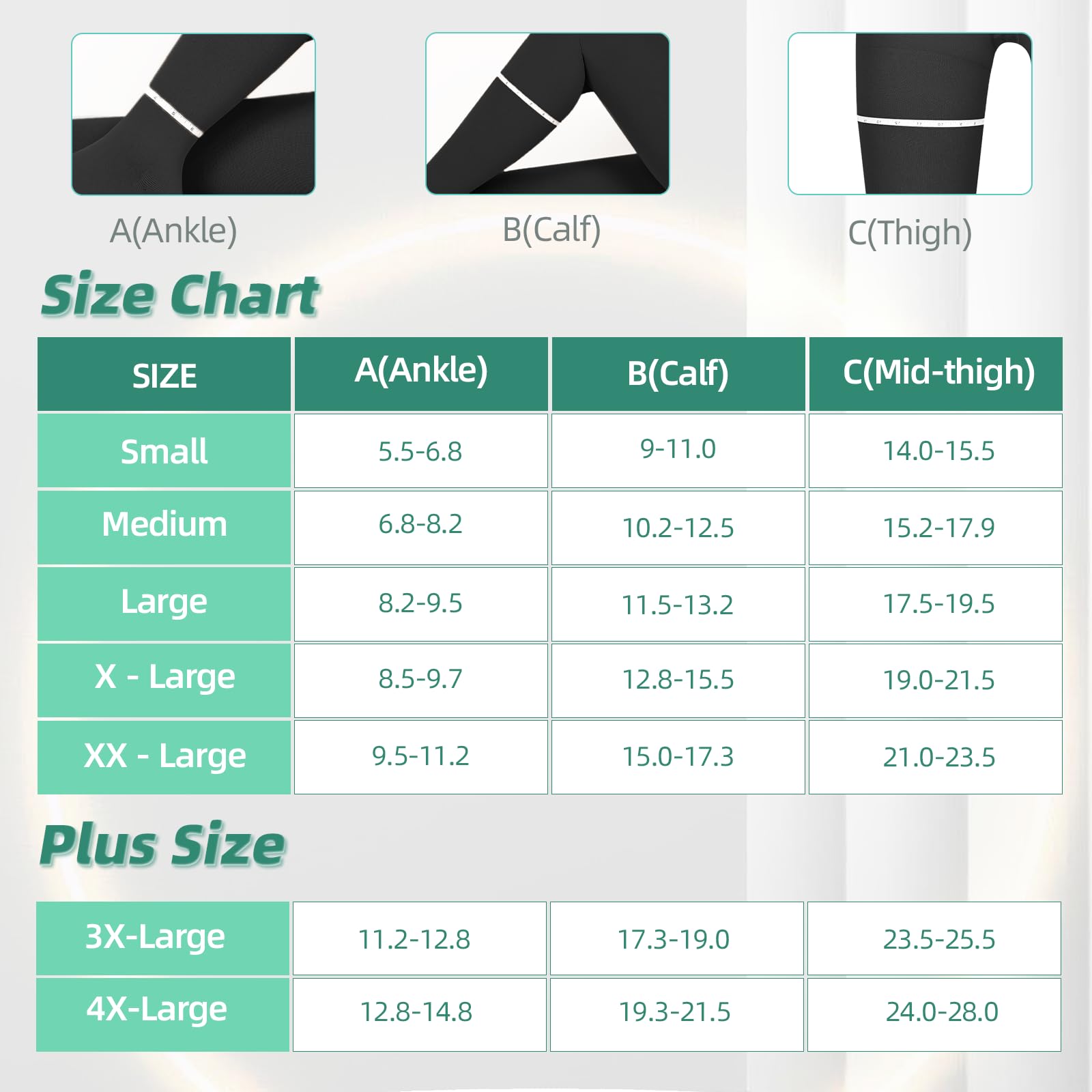 Collants de compression 20-30 mmHg, bout ouvert, bas médicaux haute compression pour œdèmes, varices, athlètes