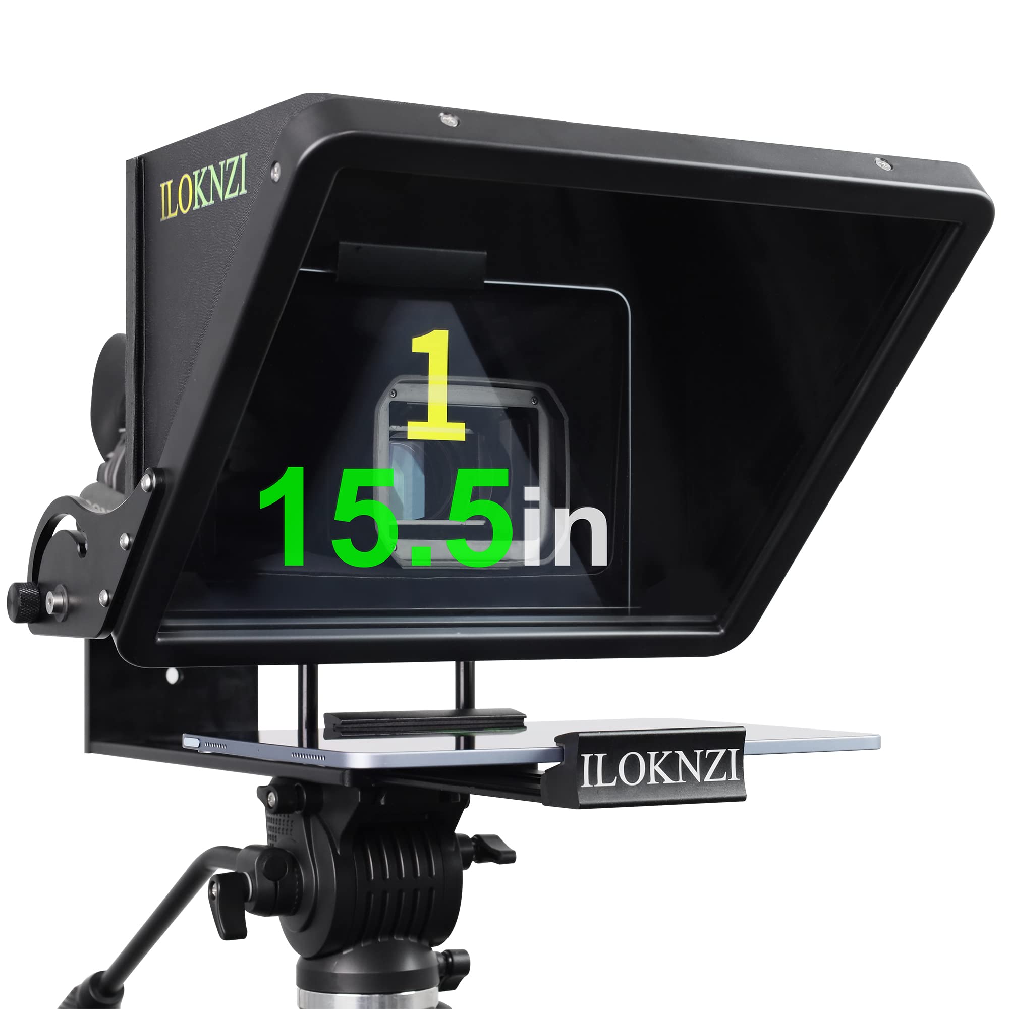 Buy ILOKNZI 15.5" Large Teleprompter Kit s with Adjustable Tempered