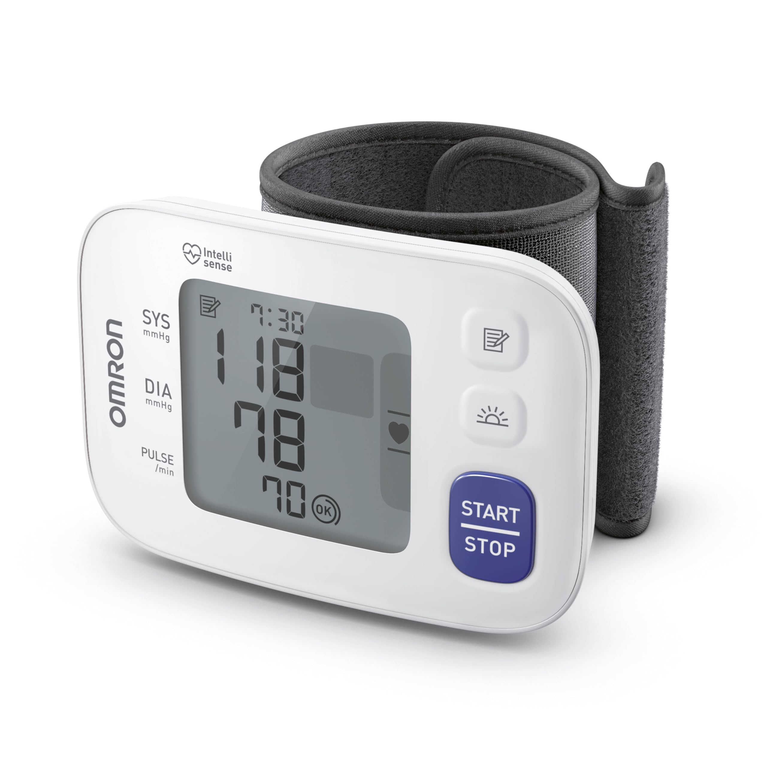 RS4 Wrist Blood Pressure Monitor - Clinically Validated Wrist Blood Pressure Machine with BP Cuff (13.5-21.5 cm) - Wrist BP Monitor with Irregular Heartbeat Detection and Positioning Sensor